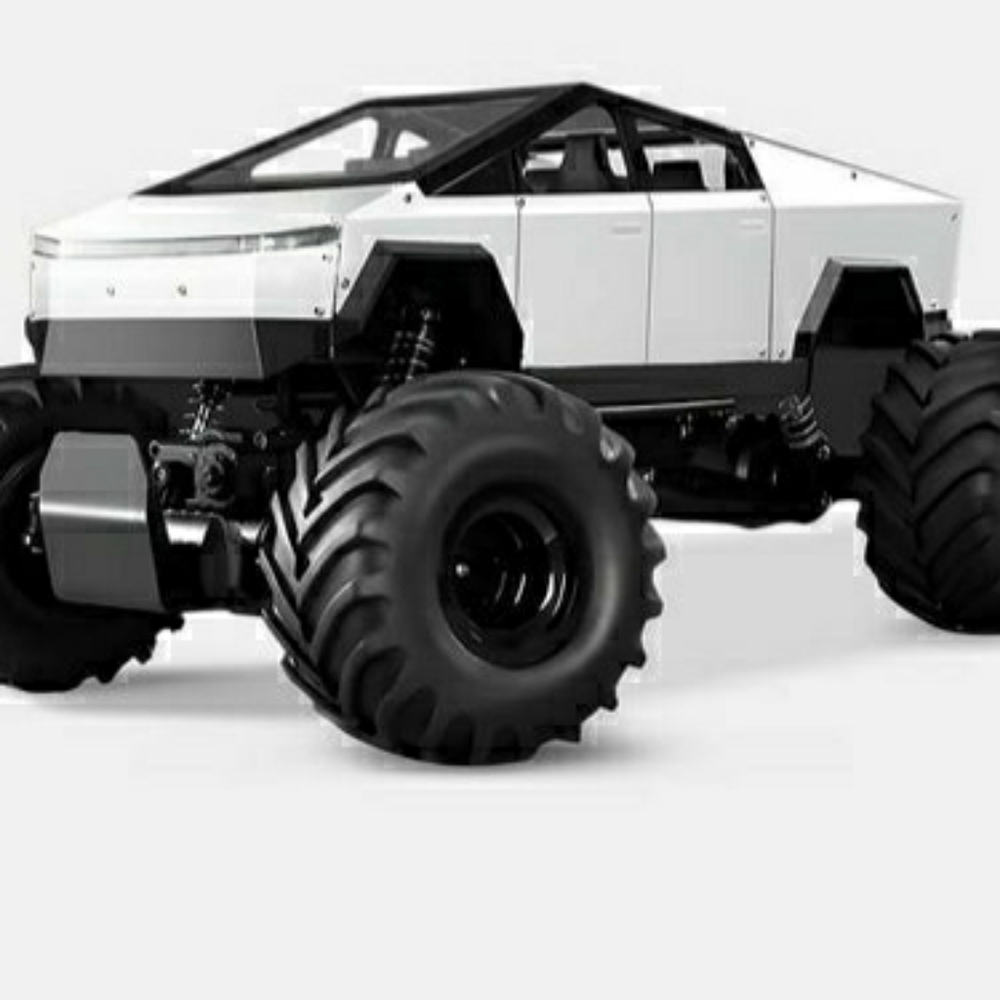 White R/C Cyber Monster Truck Toy New In The Box